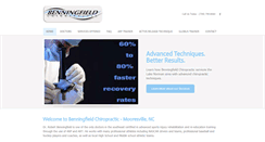 Desktop Screenshot of benningfieldchiropractic.com