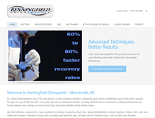 Tablet Screenshot of benningfieldchiropractic.com
